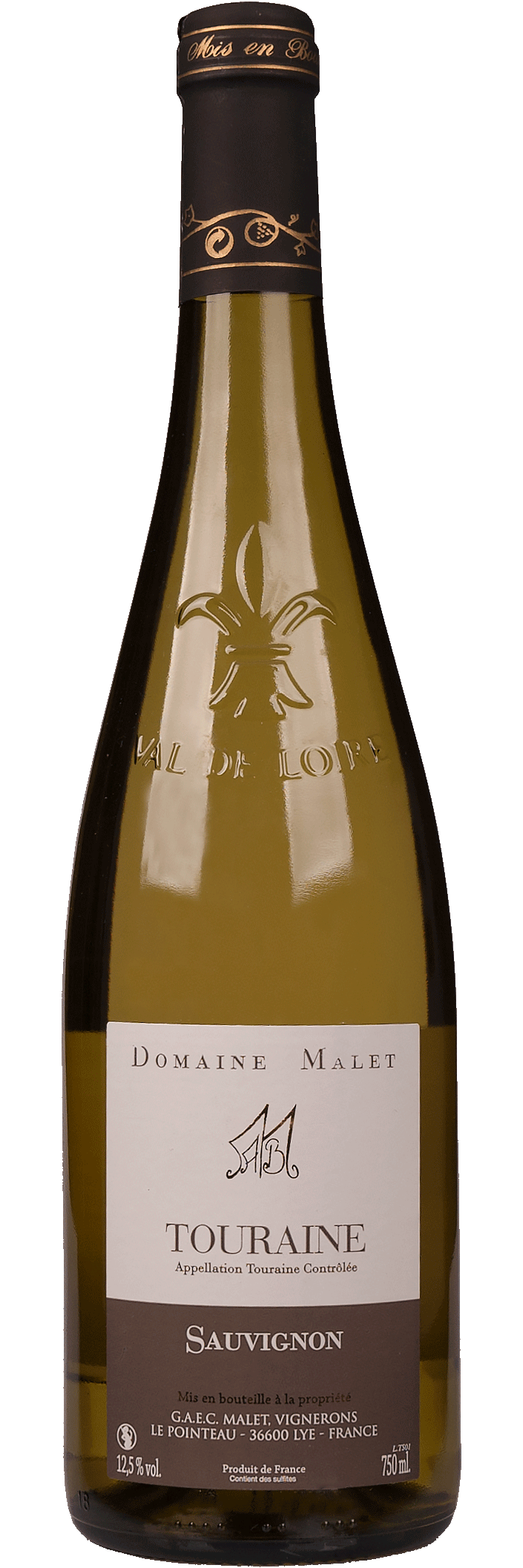 Domaine Malet Sauvignon Touraine Med.