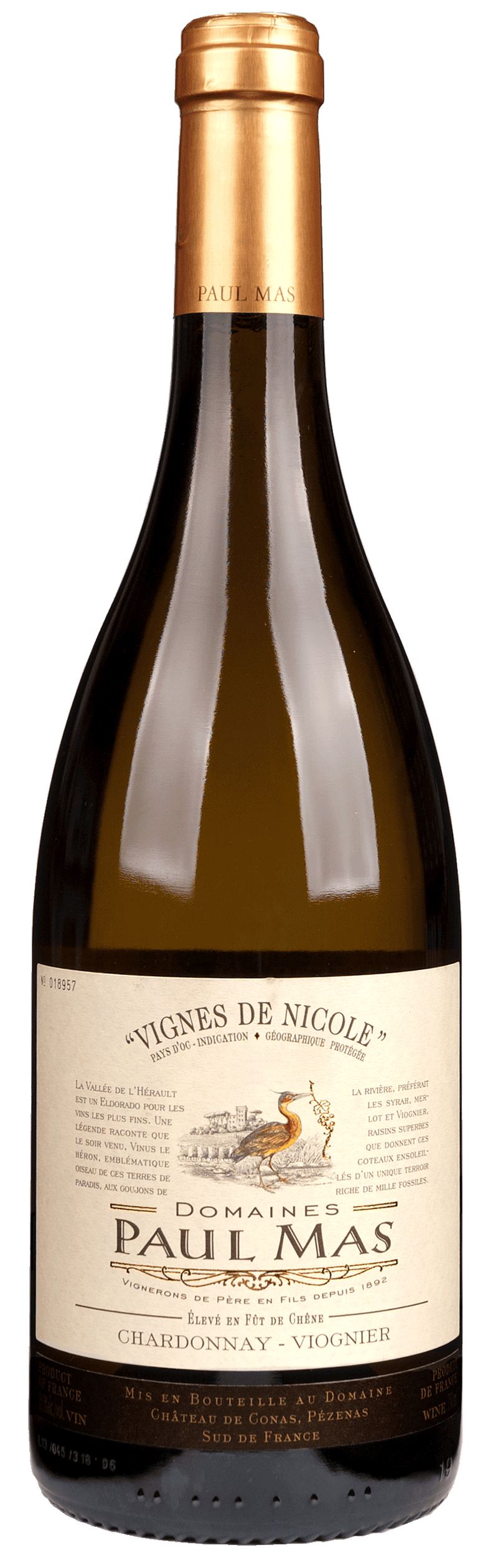 Paul Mas Vignes de Nicole Chardonnay / Viognier