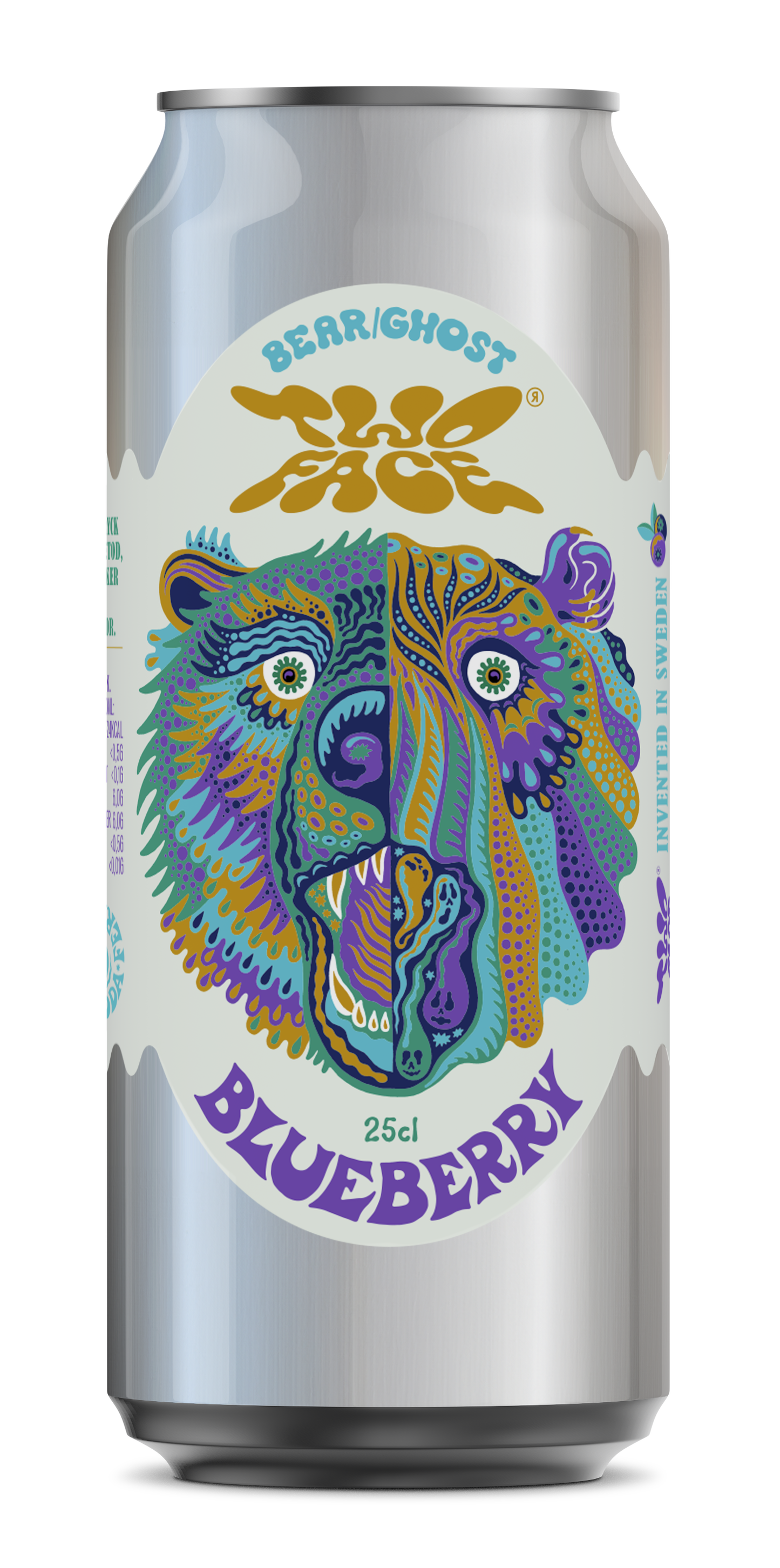 Two Face Brew Blueberry Soda Non Alcoholic