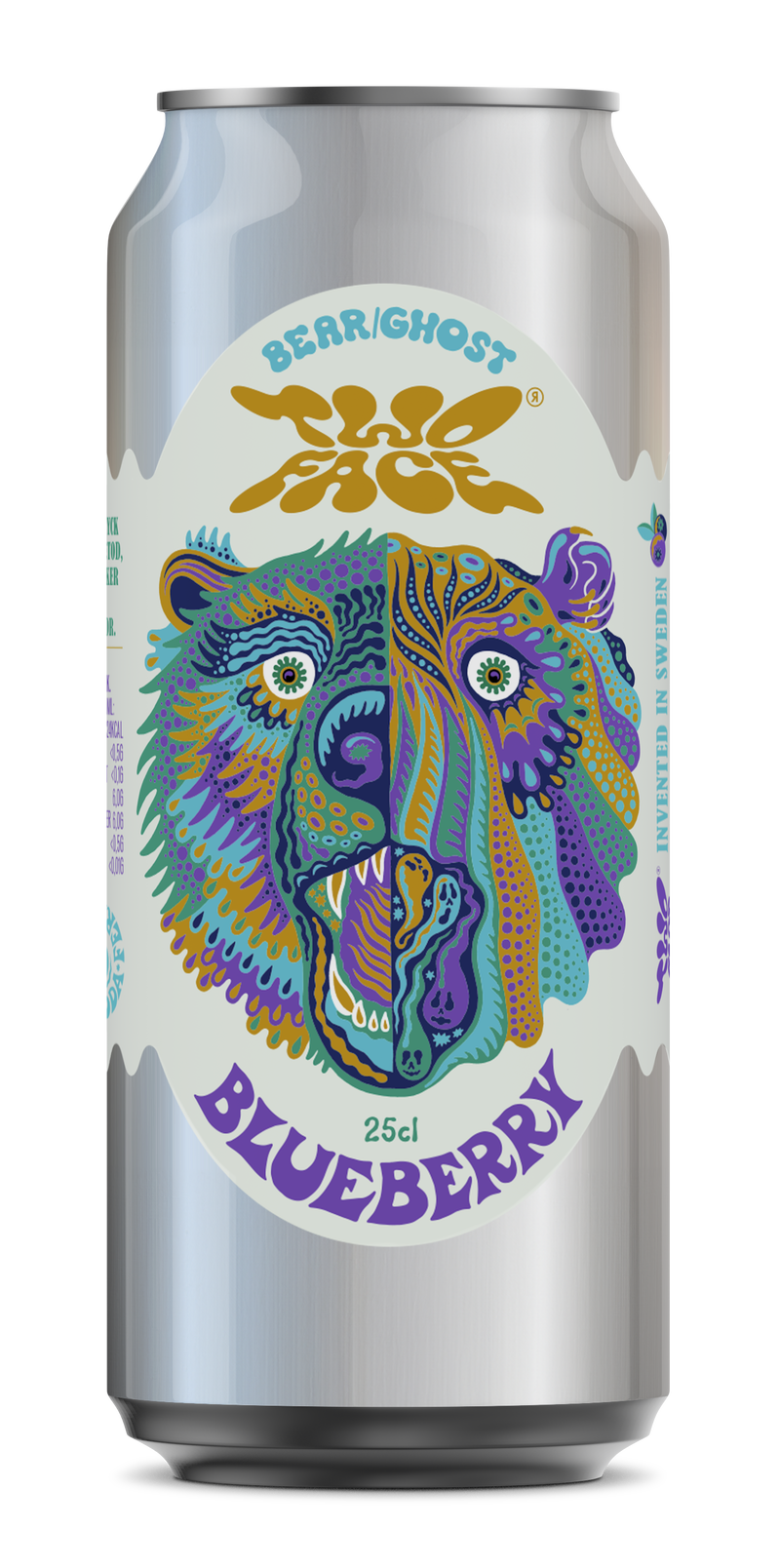 Two Face Brew Blueberry Soda Non Alcoholic